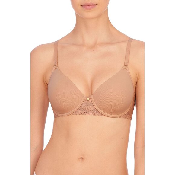 🆕NATORI Bliss Full Underwire T-Shirt Bra 34DDD Buff (Tan) #721154 - Picture 2 of 6